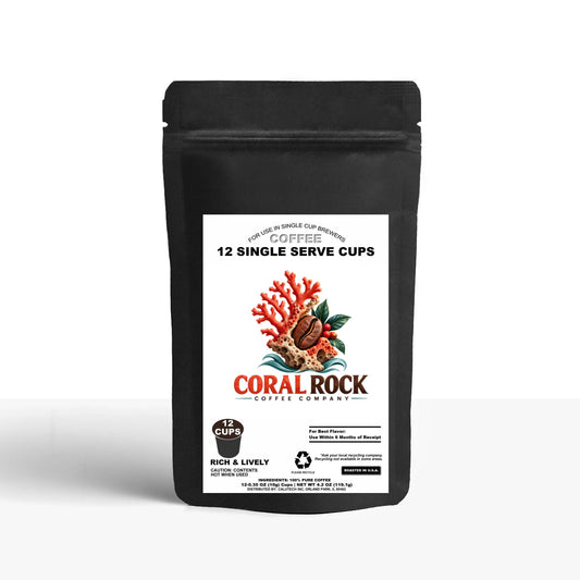12 Pack Single Serve Coffee Capsules